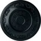 Ekena Millwork Nestor Ceiling Medallion (Fits Canopies up to 5"), Hand-Painted Night Shade, 25 7/8"OD x 2 1/4"P CM25NENSF - alternate 1